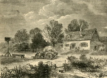 El arado en Kensal Green, 1830, c1876