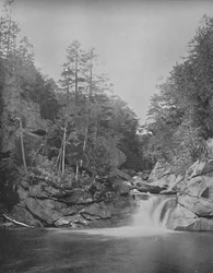 La piscina, Franconia Range, Montañas Blancas, c1897