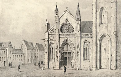 El Portal de la Iglesia de St Jacques la Boucherie, 1915