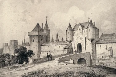 La Porte St Honoré en el siglo XIII, 1915