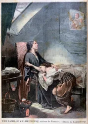 La familia empobrecida, o El suicidio, 1849, 1897