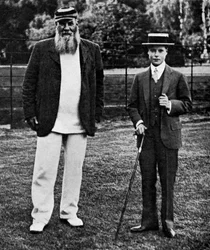 El Príncipe de Gales y WG Grace, 1911 1951