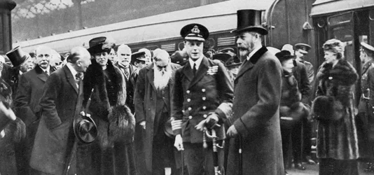 El Príncipe de Gales en su camino a Australia, 1920