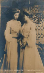 Las princesas Margarita y Patricia de Connaught, c1900