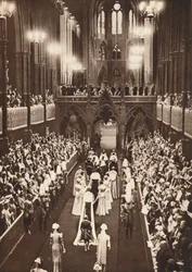 La procesión en la abadía, 1937