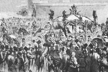 La procesión a Westminster, 31 de enero de 1856, 1901