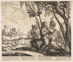 El hijo pródigo cuidando cerdos, ca. 1636