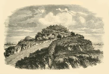 La pirámide de Cholula, 1890