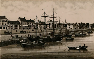 El muelle, c1880