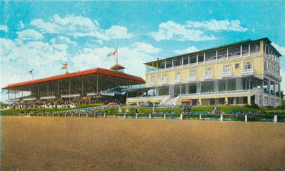 La Pista de Carreras en Oriental Park, La Habana, Cuba