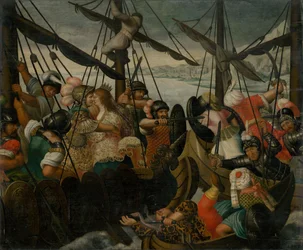 El rapto de Helena, c. 1550