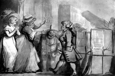 El regreso de St James después del honor de la caballería, 1792