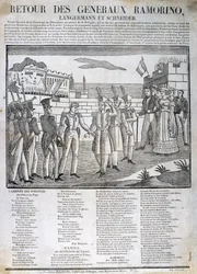 El regreso del General Ramorino, 1831