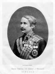 El Muy Honorable Garnet Joseph Wolseley, Mariscal de Campo Británico, 1880