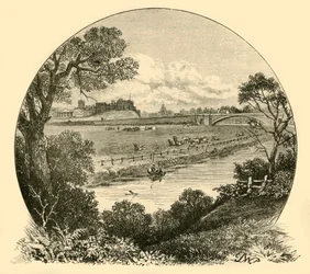 El Roodeye, desde el Puente del Ferrocarril, 1898