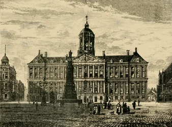 El Palacio Real, Ámsterdam, 1890