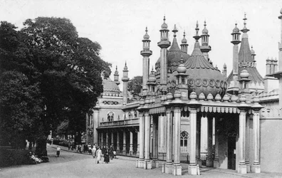 El Pabellón Real, Brighton, East Sussex, principios del siglo XX