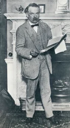 El Rt. Hon. David Lloyd George, M.P., Canciller del Exchequer, c1914