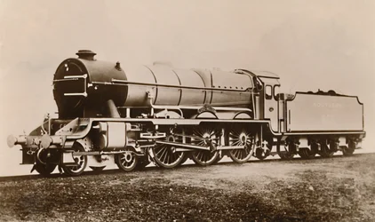La locomotora S.R. Lord Nelson Express, c. 1930