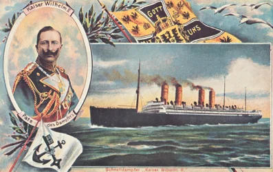 El SS Kaiser Wilhelm II, c1910