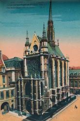 La Sainte-Chapelle, París, c1920