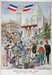 El pabellón senegalés en la Exposición Universal de 1900, París