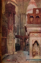 El santuario y la capilla de Eduardo el Confesor, 1853, 1937