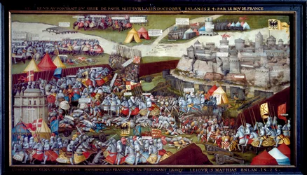 El sitio y la batalla de Pavía