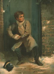 El lanzador de bolas de nieve, siglo XIX