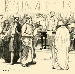 Los sofistas expulsados de Roma, 1890