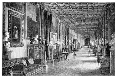 El corredor sureste, Castillo de Windsor, 1900