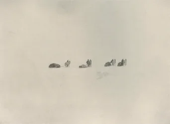 El partido del sur marchando hacia lo desconocido blanco, 1908, 1909