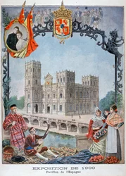 El pabellón español en la Exposición Universal de 1900, París, 1900