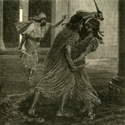 La lucha entre Gomates y Gobryas, 1890
