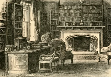 El estudio en Hawarden, 1898