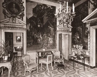 La sala de tapices, Chiswick House, Londres, 1894