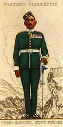 Las fuerzas estatales de Tehri-Garhwal, 1936