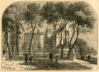 La fuente del templo, de una impresión antigua, 1897