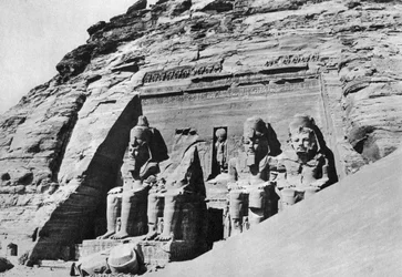 El Templo de Abu Simbel, Egipto, 1936