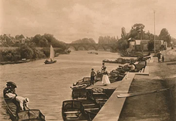 El Támesis en Maidenhead, 1902