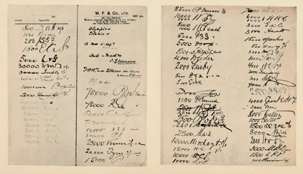 El deslizamiento del Titanic, c1910s