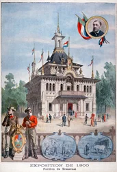 El pabellón de Transvaal en la Exposición Universal de 1900, París, 1900