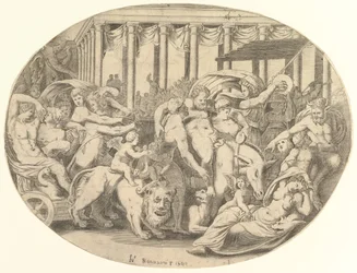 El triunfo de Baco, siglo XVI