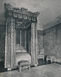 Los Embajadores Venecianos en Knole. La Cama Hecha para Jacobo I, La Silla y Taburetes