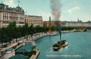 El Victoria Embankment, Londres, 1907, c. 1900-1930