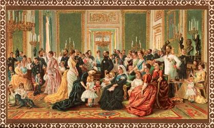 La familia real victoriana, 1887