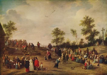 La fiesta del pueblo, después de 1846, c1915