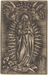La Virgen Coronada por Dos Ángeles, c. 1500
