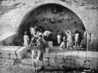 El pozo de las Vírgenes en Nazaret, 1926