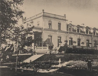 La finca Volyshovo cerca de Pskov, 1900s